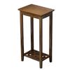 Estante para Flores Estante de Almacenamiento Balcón Sala de Estar de Pie Madera Maciza Antiguo Estante para Macetas Interior Estilo Chino Mesa para Flores Estante para Macetas