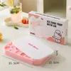Molde para Cubitos de Hielo Kt Cat con Relleno de Agua, Charola de Hielo Doméstica de Grado Alimenticio Tipo Prensa, Caja para Fabricar Hielo en Refrigerador, Gadget para Congelar Cubitos de Hielo, Caja de Almacenamiento de Hielo