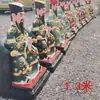 Diez Salas de Yama, Rey de Yama, Diez Salas de Yama, Decoración de Buda de Resina 12 Pulgadas 16 Pulgadas 19 Pulgadas 1.3 Metros 2 Metros