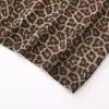 Para Ropa de Mujer al por Mayor Transfronteriza Estilo Europeo y Americano Primavera y Otoño Estampado de Leopardo Sencillo Versátil Prendas de Punto de Manga Larga 0506110