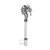 1 Pieza de Aleación de Plata Antigua Estilo Vintage Scepter con Forma de Corazón Colgante Llave Accesorio para Collar DIY