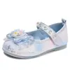 Zapatos de Cuero para Niñas Zapatos de Princesa de Dibujos Animados 2026 Otoño Nuevos Zapatos de Baile Zapatos de Cristal para Niños Zapatos de Cuero de Suela Suave para Bebé