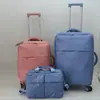Apenas 2,6kg Mala de Mão em Tecido Oxford para Exportação Mala de Viagem 20 polegadas Mala de Tecido 24 Rodas Universais à Prova d'Água