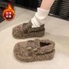 Sapatos Femininos Birkenstock Estilo Slip-On Plataforma Sola Grossa 2025 Novos Outono e Inverno Mocassins Loafers Retrô