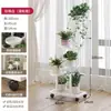 Soporte de Flores de Hierro Forjado para Interiores, Estante de Flores de Pie para Balcón, Soporte de Exhibición de Plantas para Sala de Estar, Soporte para Macetas