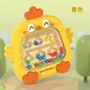 Quebra-cabeça infantil galinha quadro de desenho com pincel magnético brinquedo de exercício de raciocínio lógico para bebê recompensa de jardim de infância brinquedo pequeno