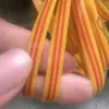 Ronda cuero sintético mimbre PE tiras de mimbre tejido a mano maceta DIY plano mimbre plástico tejido silla de exterior para ocio botella de aceite