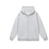 Sudadera con capucha de punto grueso de algodón de fibra larga, moda simple de otoño, para hombre, tela dorada de peso medio, prenda exterior para hombre, chaqueta para hombre