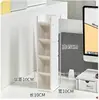 Prateleira de Canto para Armazenamento de Mesa, Prateleira de Canto para Estações de Trabalho, Mesa de Dormitório, Papelaria, Cosméticos, Prateleira de Armazenamento Tipo Gaveta