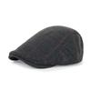 Gorras Transfronterizas Gorra de Béisbol Clásica a Cuadros Primavera y Otoño Gorra de Visera para Hombre Estilo Británico Gorra de Boina Francesa Gorra de Papá