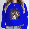 Sudadera Transfronteriza Halloween Fantasma Nacido Demasiado Rojo Forzado a Trabajar Pri Talla Europea
