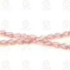 4/6mm K9 boutique flash peça torcida superfície de corte superfície torcida longa contas de vidro cristal peças semi-acabadas para joias