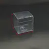 Caja de embalaje plegable transparente de plástico pvc caja exterior figuras hechas a mano para juguetes regalos adornos modelos de coches bandeja interior caja PET