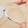 Pulseira de cobre banhada a prata sólida fechada Sutra do Coração Prajna pulseira de moda feminina Coringa pulseira de concubina imperial escrituras budistas atacado