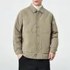 90 Plumas de Pato Blanco Ropa de Trabajo Ligera Chaqueta de Plumas para Hombre Invierno Nueva Holgada Talla Grande Cálida Versátil Informal Chaqueta de Moda