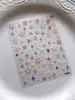 Adesivos de Unha Padrão Formiga Arte de Unha Adesivos de Estrela Decorações de Unha Coloridas Exquisitas Fabricante Original Preço de Atacado Yt8916