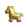 Chaveiro Pingente Cavalo Ouro Puro Caixa de Presente Decoração Pingente de Bolsa Presente de Ano Novo Edição Limitada de Ano Novo