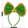 Stock Listo de Fábrica Transfronterizo Amazon Xiyin Temu St. Set de Gafas de Decoración para Fiesta Irlandesa del Día de San Patricio
