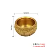 Adornos Artesanales de Sapo Dorado de Latón, Cornucopia, Lingote Pequeño de Oro de Arena, Adornos de Fortuna para Escritorio de Oficina, Dropshipping