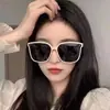 Gafas de Sol GM Más Vendidas para Mujer 2026, Gafas de Sol de Moda de Gama Alta con Montura Cuadrada, Gafas de Sol para Streetwear de Celebridades de Internet con Protección UV
