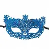 Halloween Natal Bola Carnaval Pó Dourado Raposa Oca Plástico Máscara de Maquiagem Meio Rosto Máscara Veneziana