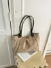 Bolso Tote Retro de Ante Melaleuca para Mujer, Gran Capacidad, Bolso de Viaje para el Trabajo, Nuevo Bolso de Hombro Único Otoño 2026 para Mujer