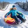 Nuevo producto transfronterizo: Trineo inflable de nieve de colores para uso exterior en invierno, a prueba de explosiones, PVC engrosado, antivuelco, para adultos