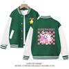 Jaqueta de baseball feminina Xingzhikabi 2023 nova roupas esportivas rosa infantis jaqueta de primavera para crianças médias e grandes