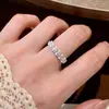Anillo de Estilo Vintage de Encaje Exquisito Imitación Perla Circonita Sintética, Anillo de Índice de Nicho para Mujer, Anillo Abierto