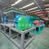 Triturador de Eixo Duplo Tipo 800, Reciclagem e Trituração de Cabeça de Plástico Reciclado, Triturador e Triturador de Filme Hidráulico