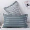 Funda de almohada de gasa Antideslizante Sin pelusa Juego fijo Una funda de almohada Sin pelusa Sola de gasa Algodón puro Adulto