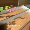 Nuevos peldaños de escalera retro estilo chino, engrosados de 20 mm con veta de madera, baldosas para escalones de apartamento, antideslizantes, piso para escaleras con acabado mate