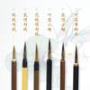 Weizhuang Ye Jin Pluma Blanca para Boceto Pluma Gui Pluma para Pintura Pintura China Flor de Bigote Rama Qiao Patrón de Ropa Pluma Pelo de Lobo Pincel Gouline