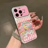 Funda de teléfono con temática de gato adecuada para iPhone 16 Pro Max y Apple 17, funda electrochapada de cambio instantáneo