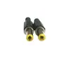 Soldadura directa de fábrica cabeza DC enchufe de alimentación DC enchufe DC 5.5*2. Diapasón de 5 mm 14 mm boca amarilla