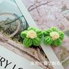 Flores de Crochê Artesanais para Venda no Atacado, Flores de Lã Crochê Feitas à Mão, Para Presilhas de Cabelo DIY, Roupas, Bolsas, Sapatos, Meias, Acessórios, Materiais, Flores