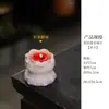 Portavelas de Loto Cerámico, Lámpara de Mantequilla Vintage, Lámpara Doméstica para Ofrenda a Buda, Lámpara para Ofrenda Delante de Buda, Ofrendas y Decoraciones Budistas