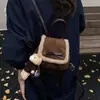 Mini Mochila de Luxo para Mulheres Outono e Inverno 2025 Nova Bolsa Saco Retrô Mini Mochila Pequena Bolsa de Ombro Versátil