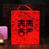 Celebración de boda bolsa de regalo de boda caja de regalo de dulces bolsa de regalo bolso rojo bolsa de papel grande al por mayor