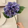Flores artificiales azul púrpura estilo pintura al óleo jardín Monet libro rojo pequeño combinación de colores belleza Chen camino de boda fila delantera flores al por mayor