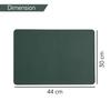 Manteles Individuales de Cuero PU, Manteles para Mesa de Comedor, Manteles para Tazón Anti-Escaldaduras, Manteles Aislantes, Posavasos Impermeables y a Prueba de Aceite para el Hogar, Manteles Individuales Occidentales al Por Mayor
