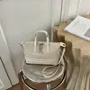 Bolsa Tote de Lona Simples Casual Estilo Coreano para o Dia a Dia Feminina 2026 Outono Inicial Nova Versátil Bolsa Transversal Almofada