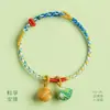 Festival del Bote del Dragón 2025 Pulsera de Cuerda Roja Colorida para Niños y Niñas, Pulsera Tejida Colorida Hecha a Mano para el Festival Qixi