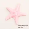 Accesorios de Resina DIY de Dibujos Animados, Estrellas de Mar Multicolor Pegamento de Crema Pinzas para el Cabello, Fundas de Teléfono Hebillas de Zapatos, Colgantes para Llaveros