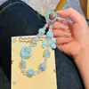Nueva Cadena para Teléfono Móvil de Gato Luna Colorida Chapada en Color Caja Sorpresa Colgante de Perlas Mismo Estilo Colgante Extensor para Bolsa Taza de Agua