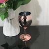 Nueva Copa de Vino Tinto 6010 Artesanías Galvanizadas 180ml Vidrio Cálcico sin Plomo Copa de Cóctel Copa Alta Galvanizada