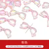 Acrílico Transparente Colorido con Agujero Pasante Accesorios de Lazo DIY Pulsera Hecha a Mano Collar Anillo Accesorios para Joyería Venta al por Mayor