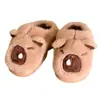 Pantuflas de Algodón para Bebé Capibala, Antideslizantes, Cálidas, de Interior, Suela Suave, Hogar, Niños, Otoño e Invierno, Pantuflas Peludas para Bebé, Niñas