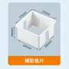 Tipo 86 Caja Fondo Hueco Oculta Panel de Enchufe de Interruptor Caja Inferior Caja de Empalmes Junta Anillo Elevador Ensamblado PVC