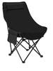 Silla Plegable Luna para Exteriores con Alta Capacidad de Carga, Silla de Playa para Camping, Ocio, Dibujo, Pesca, Silla Portátil para Picnic